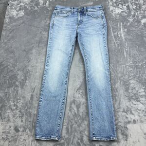 J Crew Jeans Mens 31x32 Blue 484 Stretch Japanese Kaihara Denim Tapered Leg